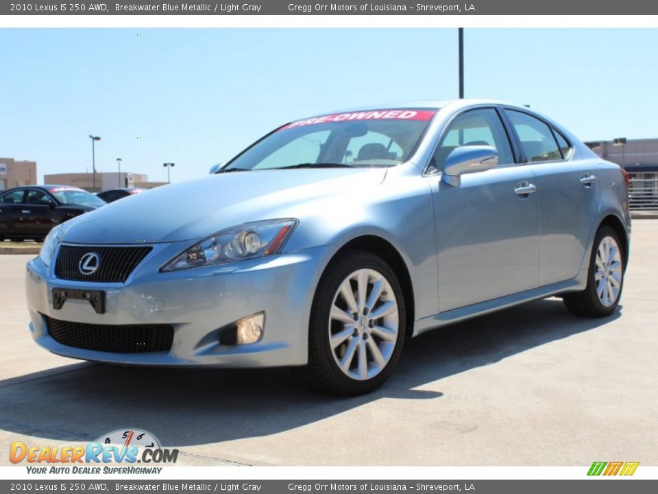 Front 3/4 View of 2010 Lexus IS 250 AWD Photo #2