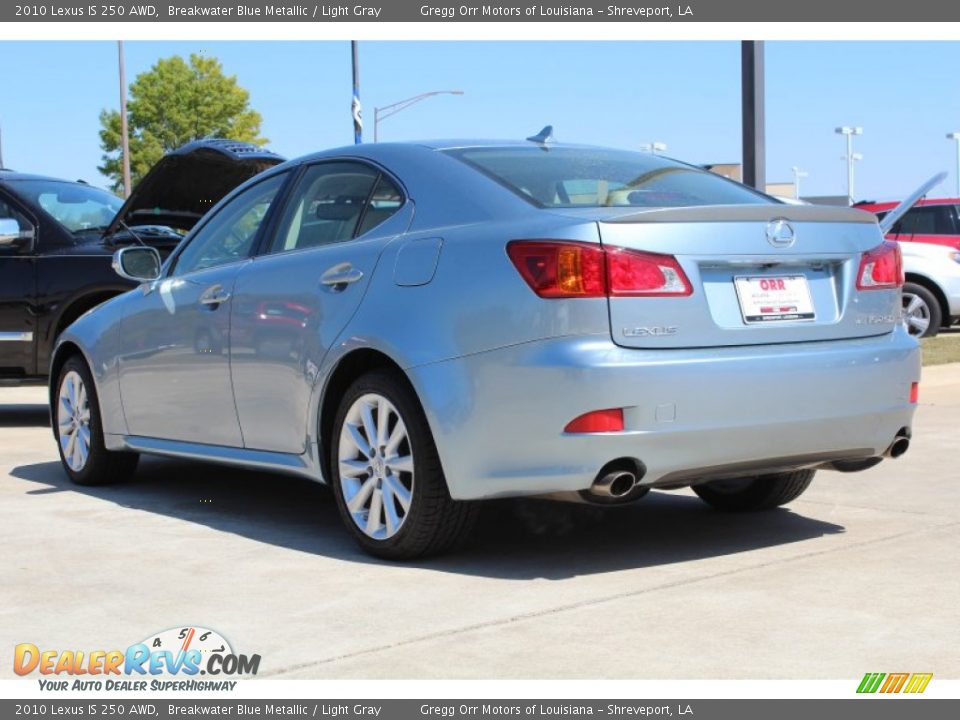 2010 Lexus IS 250 AWD Breakwater Blue Metallic / Light Gray Photo #3