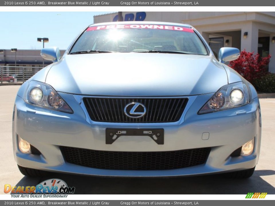 2010 Lexus IS 250 AWD Breakwater Blue Metallic / Light Gray Photo #7