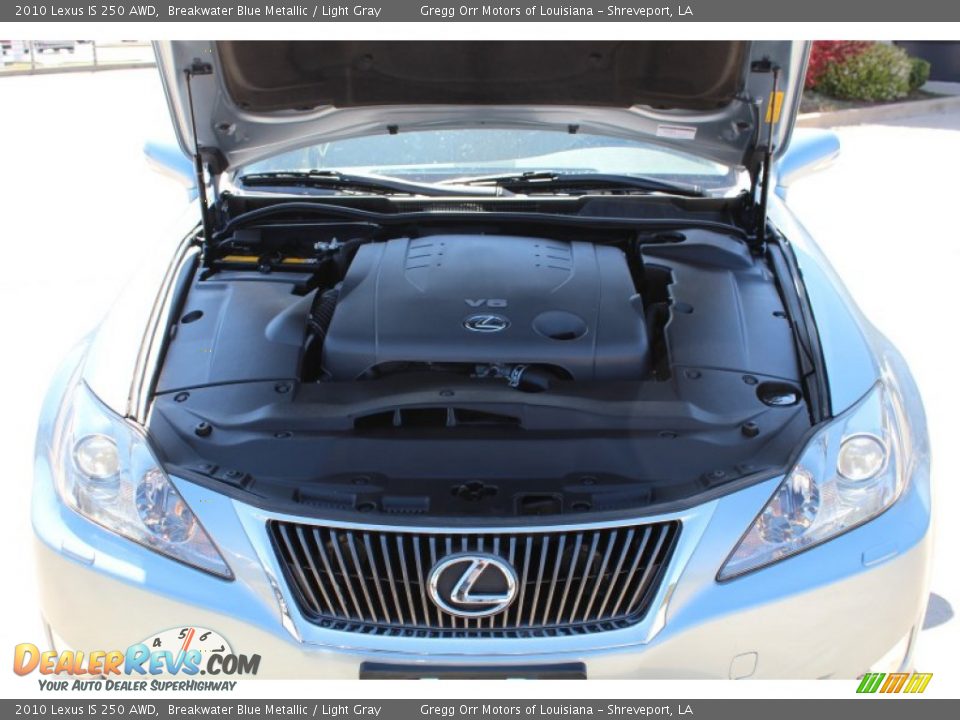 2010 Lexus IS 250 AWD Breakwater Blue Metallic / Light Gray Photo #9