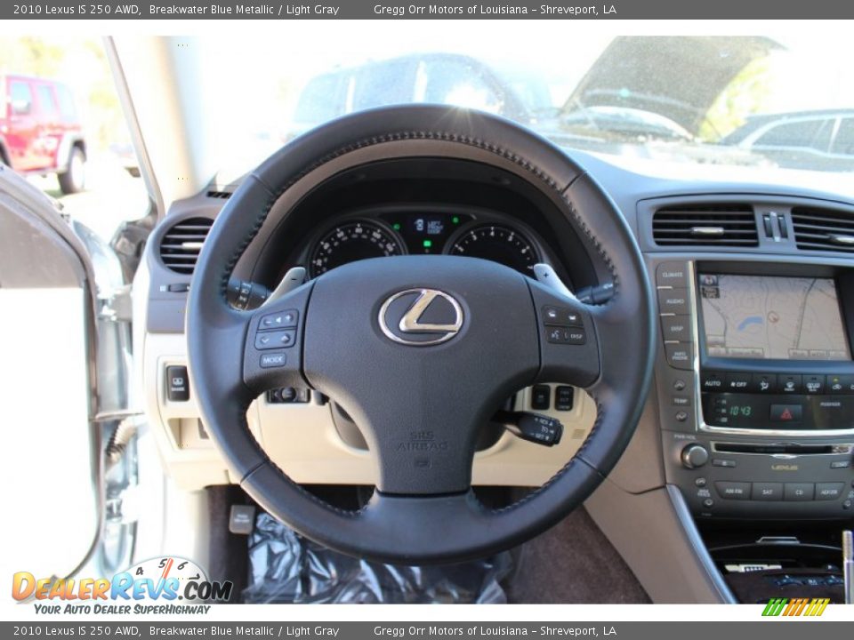 2010 Lexus IS 250 AWD Steering Wheel Photo #13