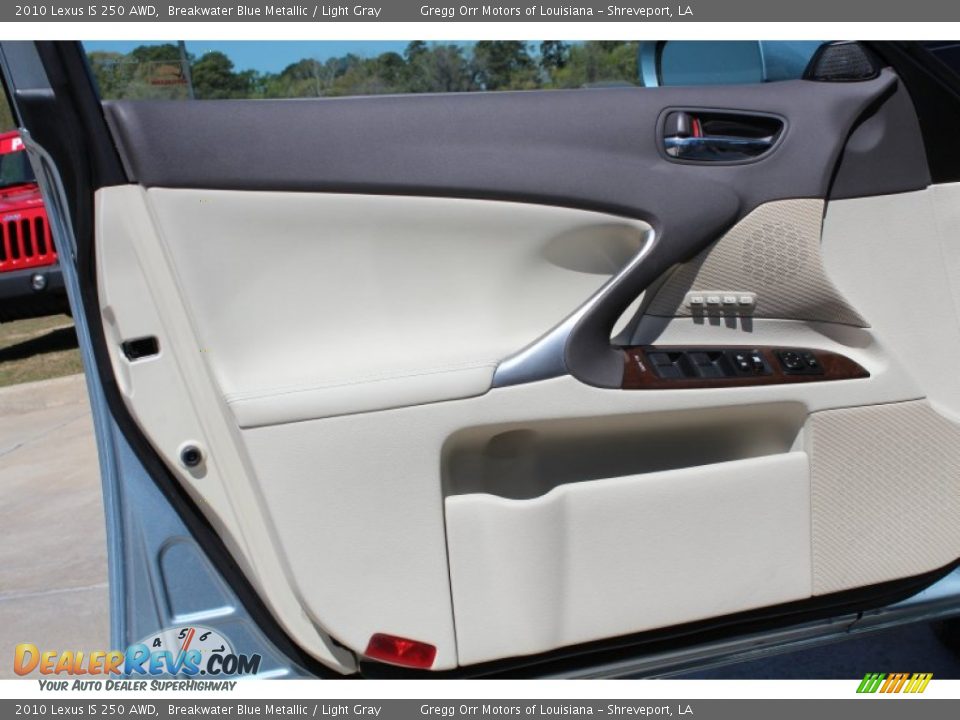 2010 Lexus IS 250 AWD Breakwater Blue Metallic / Light Gray Photo #14