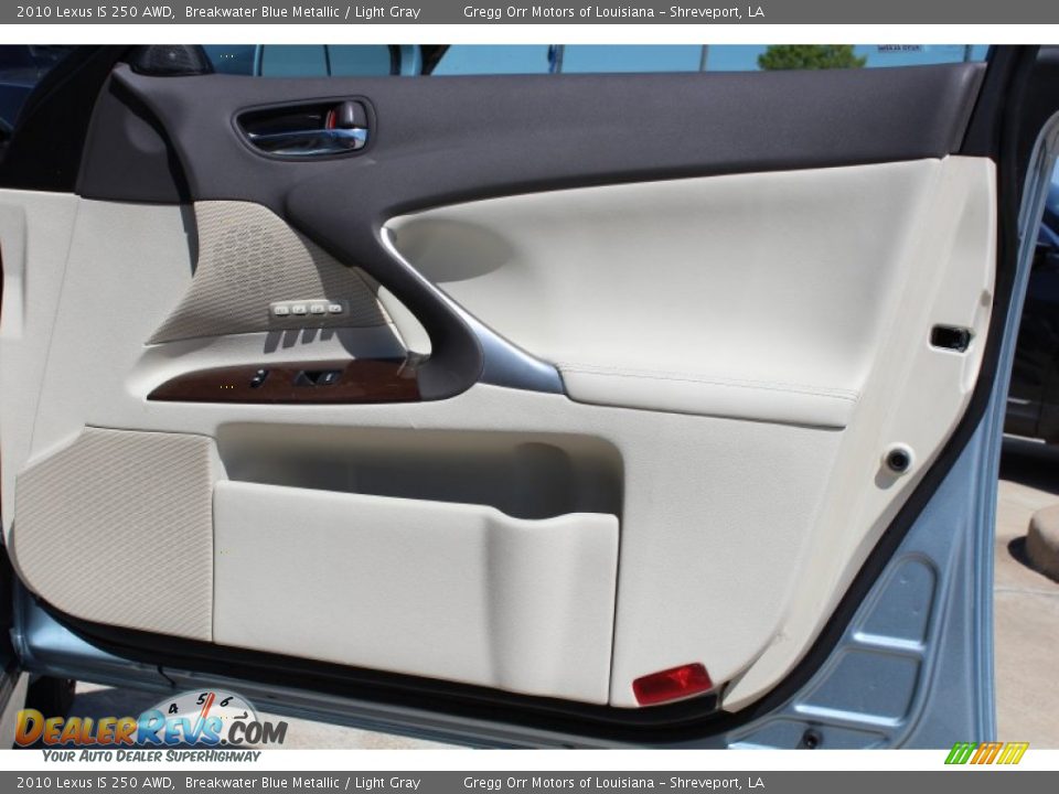 2010 Lexus IS 250 AWD Breakwater Blue Metallic / Light Gray Photo #16