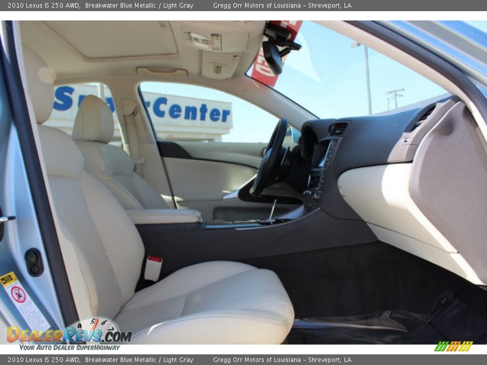 2010 Lexus IS 250 AWD Breakwater Blue Metallic / Light Gray Photo #17