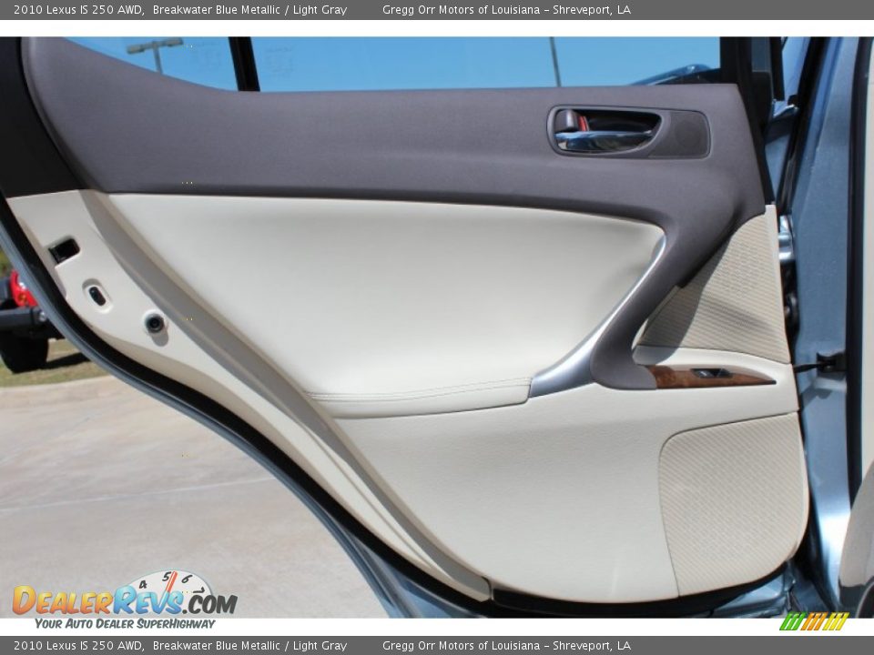 Door Panel of 2010 Lexus IS 250 AWD Photo #18