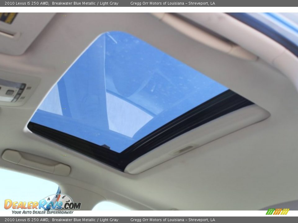 Sunroof of 2010 Lexus IS 250 AWD Photo #24