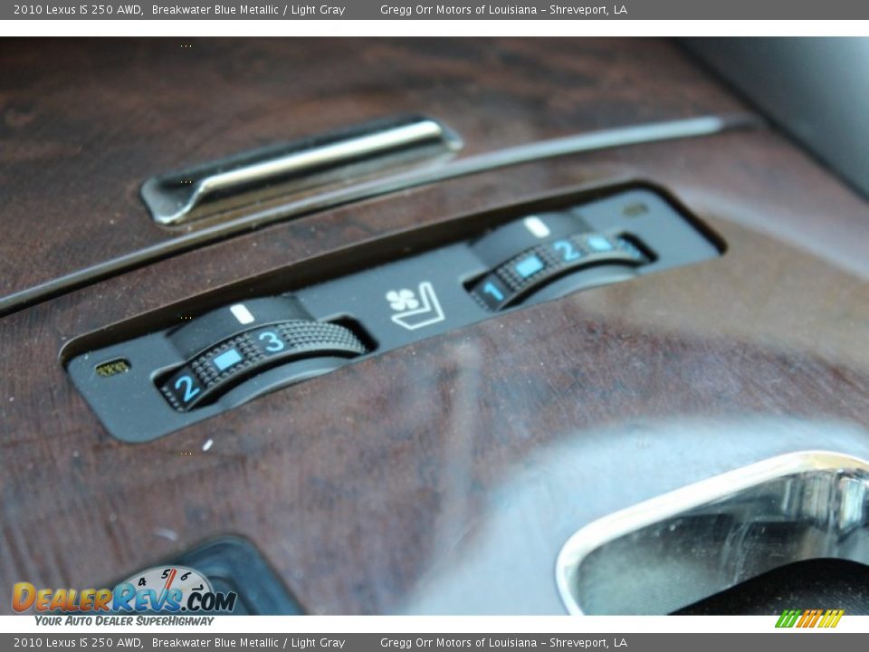 Controls of 2010 Lexus IS 250 AWD Photo #30