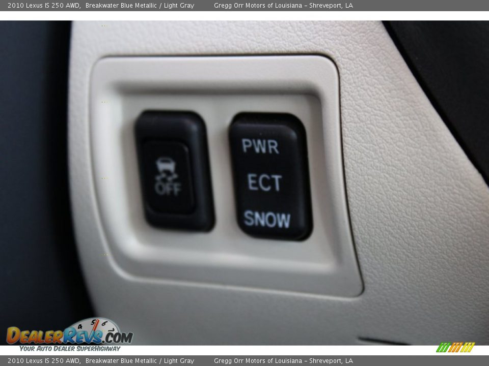 Controls of 2010 Lexus IS 250 AWD Photo #33