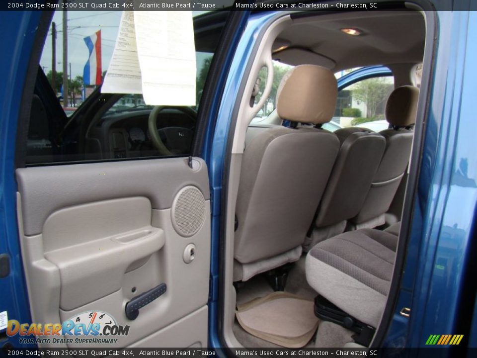 2004 Dodge Ram 2500 SLT Quad Cab 4x4 Atlantic Blue Pearl / Taupe Photo #11
