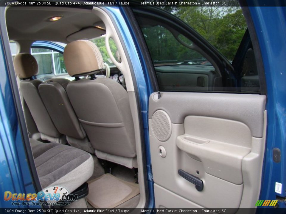 2004 Dodge Ram 2500 SLT Quad Cab 4x4 Atlantic Blue Pearl / Taupe Photo #13