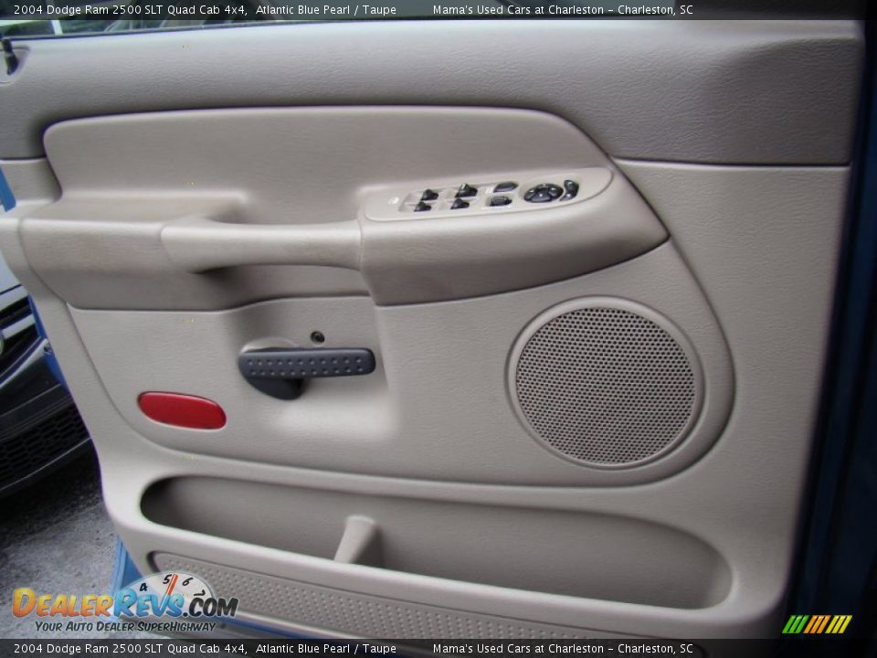 2004 Dodge Ram 2500 SLT Quad Cab 4x4 Atlantic Blue Pearl / Taupe Photo #15