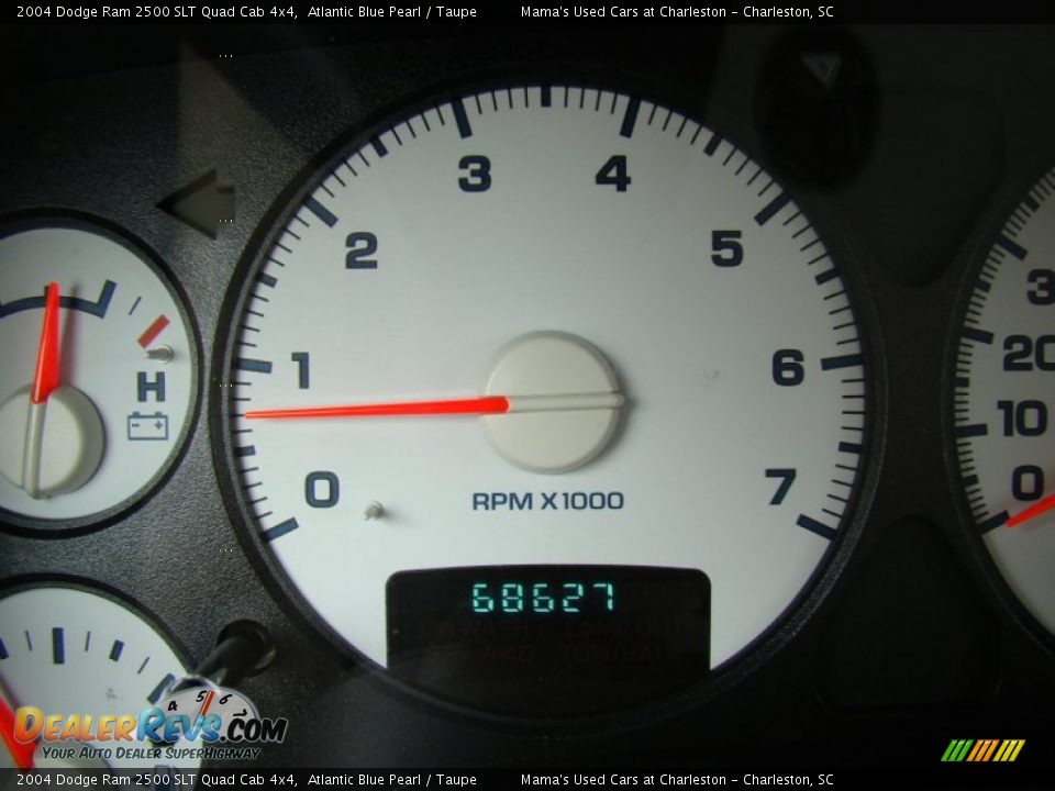 2004 Dodge Ram 2500 SLT Quad Cab 4x4 Atlantic Blue Pearl / Taupe Photo #21