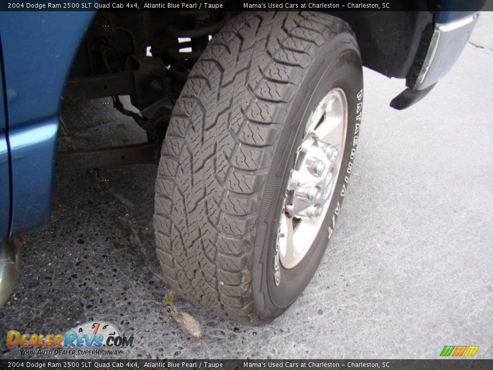 2004 Dodge Ram 2500 SLT Quad Cab 4x4 Atlantic Blue Pearl / Taupe Photo #23