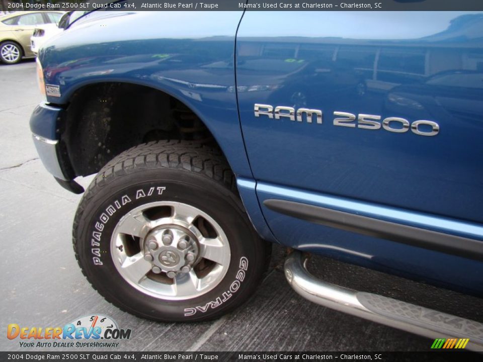 2004 Dodge Ram 2500 SLT Quad Cab 4x4 Atlantic Blue Pearl / Taupe Photo #29