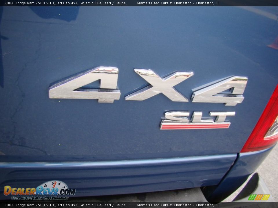 2004 Dodge Ram 2500 SLT Quad Cab 4x4 Atlantic Blue Pearl / Taupe Photo #31