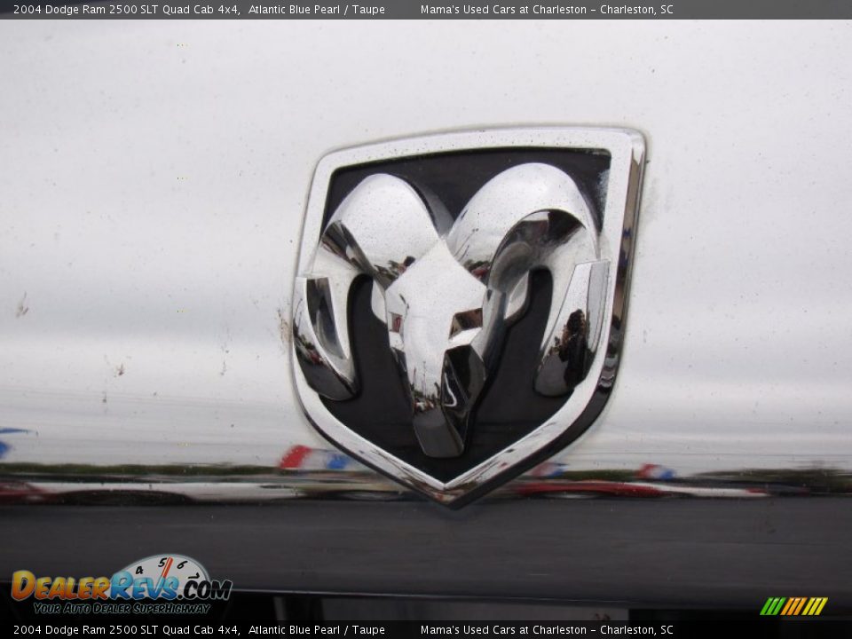 2004 Dodge Ram 2500 SLT Quad Cab 4x4 Atlantic Blue Pearl / Taupe Photo #34