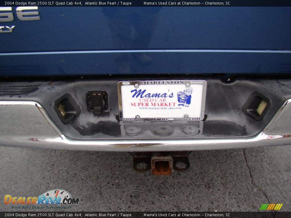 2004 Dodge Ram 2500 SLT Quad Cab 4x4 Atlantic Blue Pearl / Taupe Photo #35