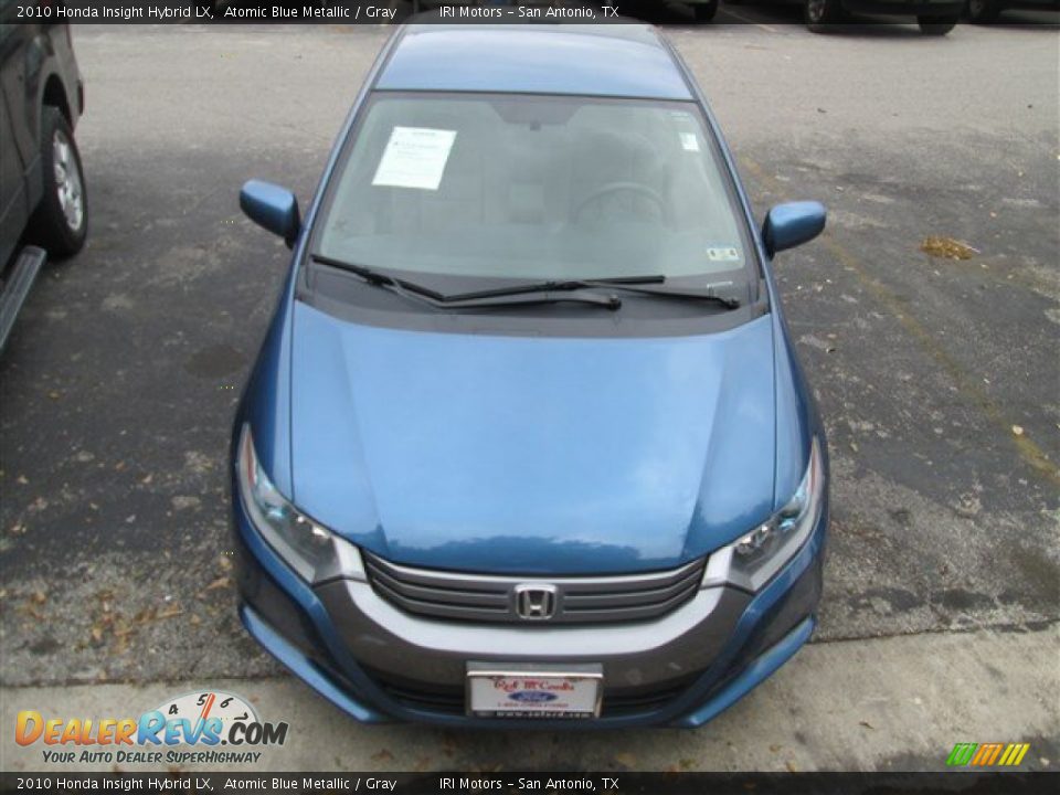 2010 Honda Insight Hybrid LX Atomic Blue Metallic / Gray Photo #3