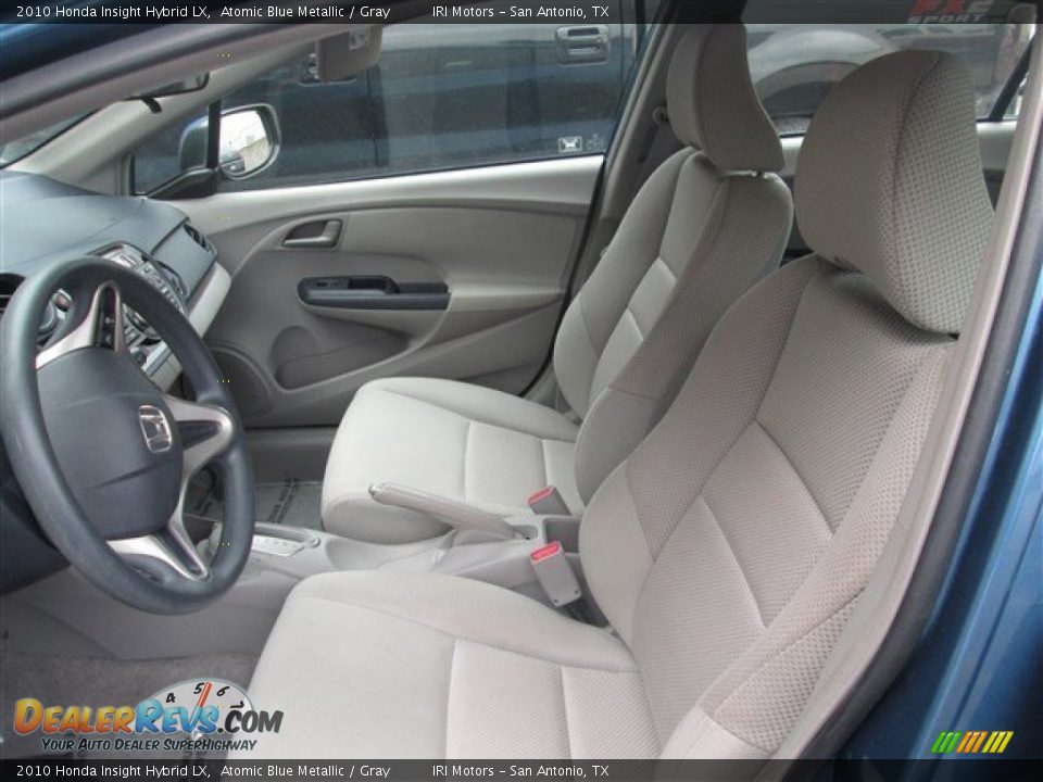 2010 Honda Insight Hybrid LX Atomic Blue Metallic / Gray Photo #10