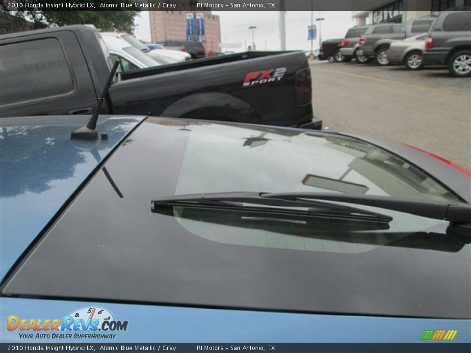 2010 Honda Insight Hybrid LX Atomic Blue Metallic / Gray Photo #11