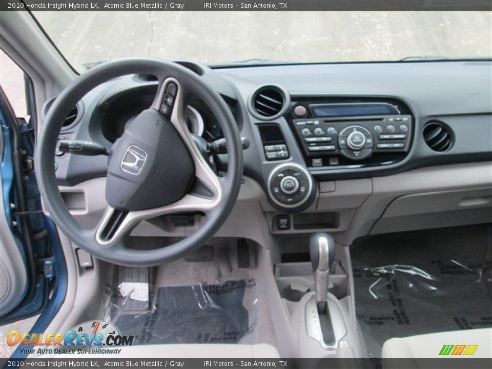 2010 Honda Insight Hybrid LX Atomic Blue Metallic / Gray Photo #14