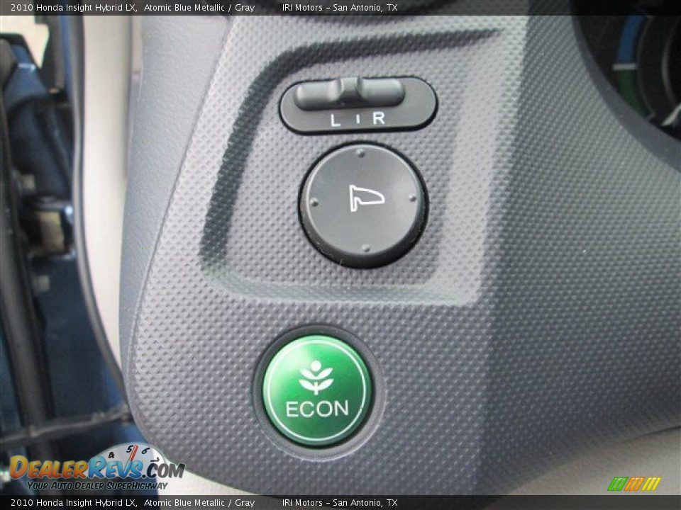2010 Honda Insight Hybrid LX Atomic Blue Metallic / Gray Photo #16