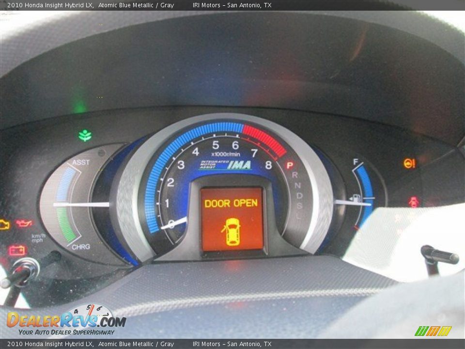 2010 Honda Insight Hybrid LX Atomic Blue Metallic / Gray Photo #17