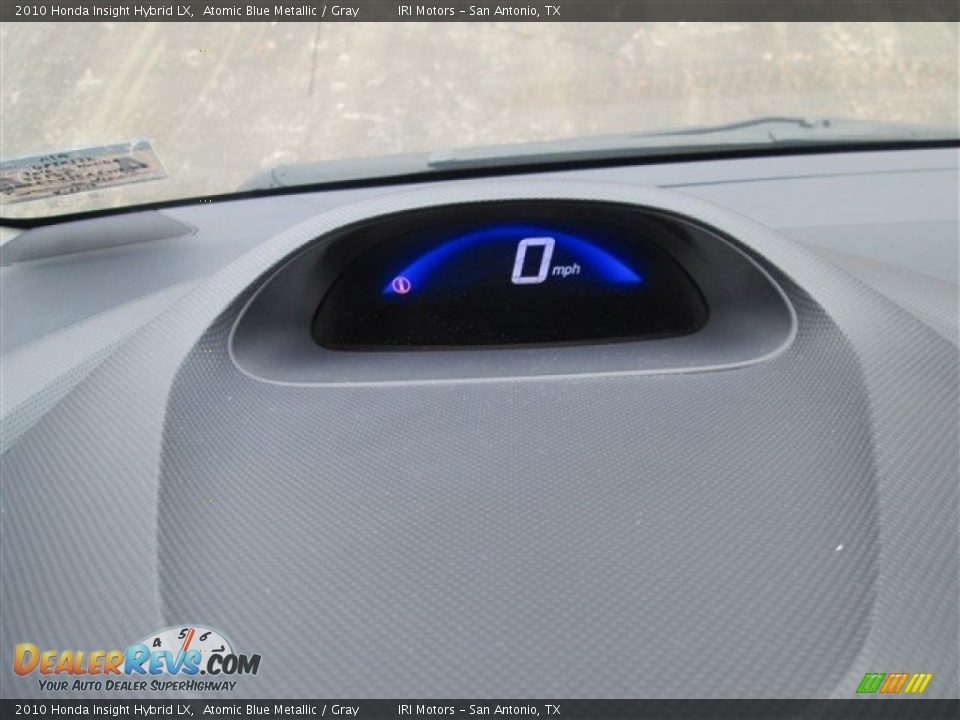 2010 Honda Insight Hybrid LX Atomic Blue Metallic / Gray Photo #18
