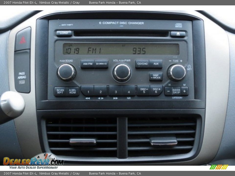 2007 Honda Pilot EX-L Nimbus Gray Metallic / Gray Photo #3
