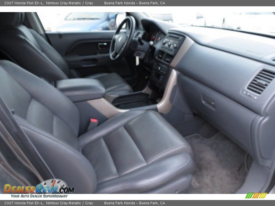 2007 Honda Pilot EX-L Nimbus Gray Metallic / Gray Photo #6