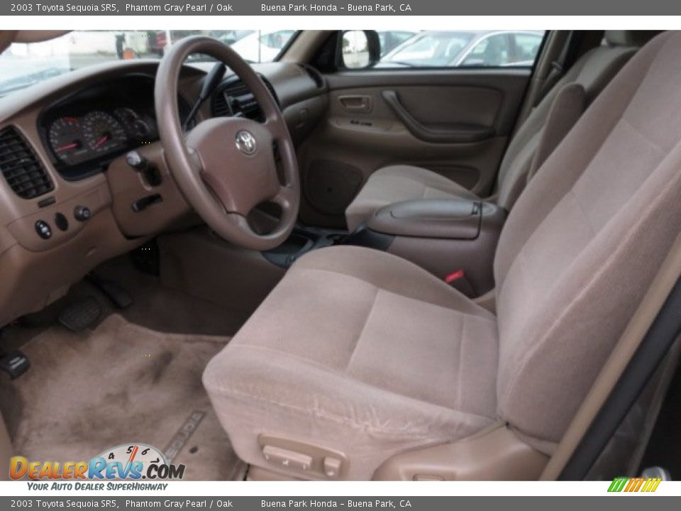 2003 Toyota Sequoia SR5 Phantom Gray Pearl / Oak Photo #4