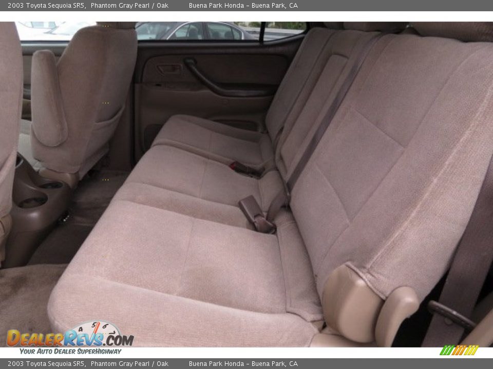 2003 Toyota Sequoia SR5 Phantom Gray Pearl / Oak Photo #5