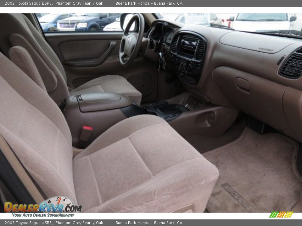 2003 Toyota Sequoia SR5 Phantom Gray Pearl / Oak Photo #6