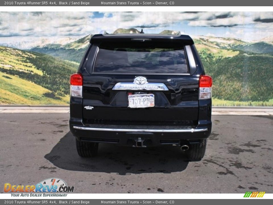 2010 Toyota 4Runner SR5 4x4 Black / Sand Beige Photo #8