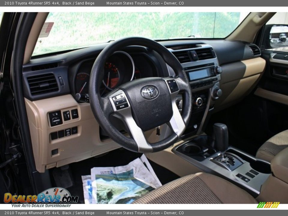 2010 Toyota 4Runner SR5 4x4 Black / Sand Beige Photo #9
