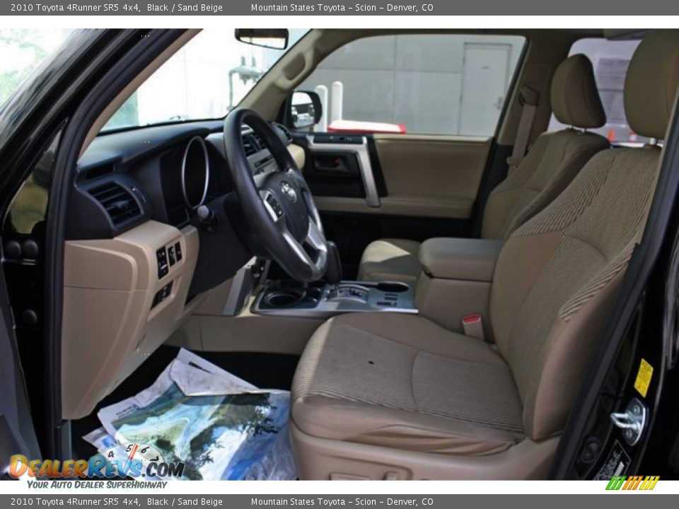 2010 Toyota 4Runner SR5 4x4 Black / Sand Beige Photo #10