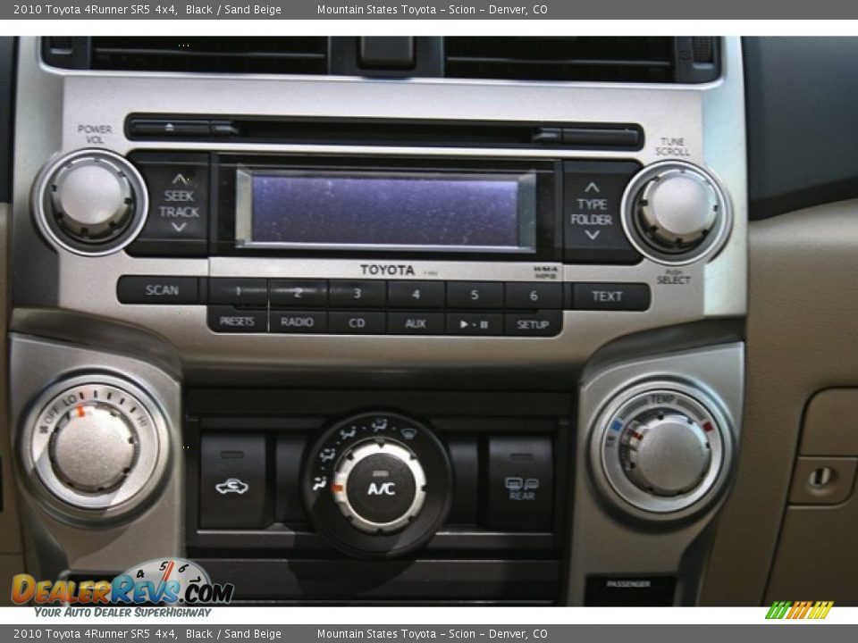 2010 Toyota 4Runner SR5 4x4 Black / Sand Beige Photo #14