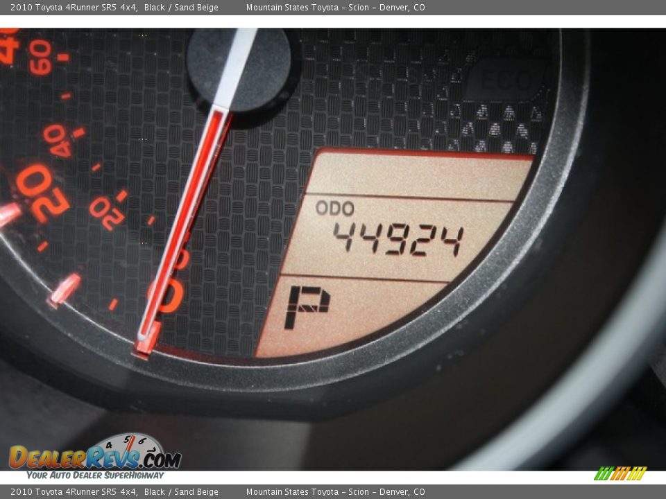 2010 Toyota 4Runner SR5 4x4 Black / Sand Beige Photo #27