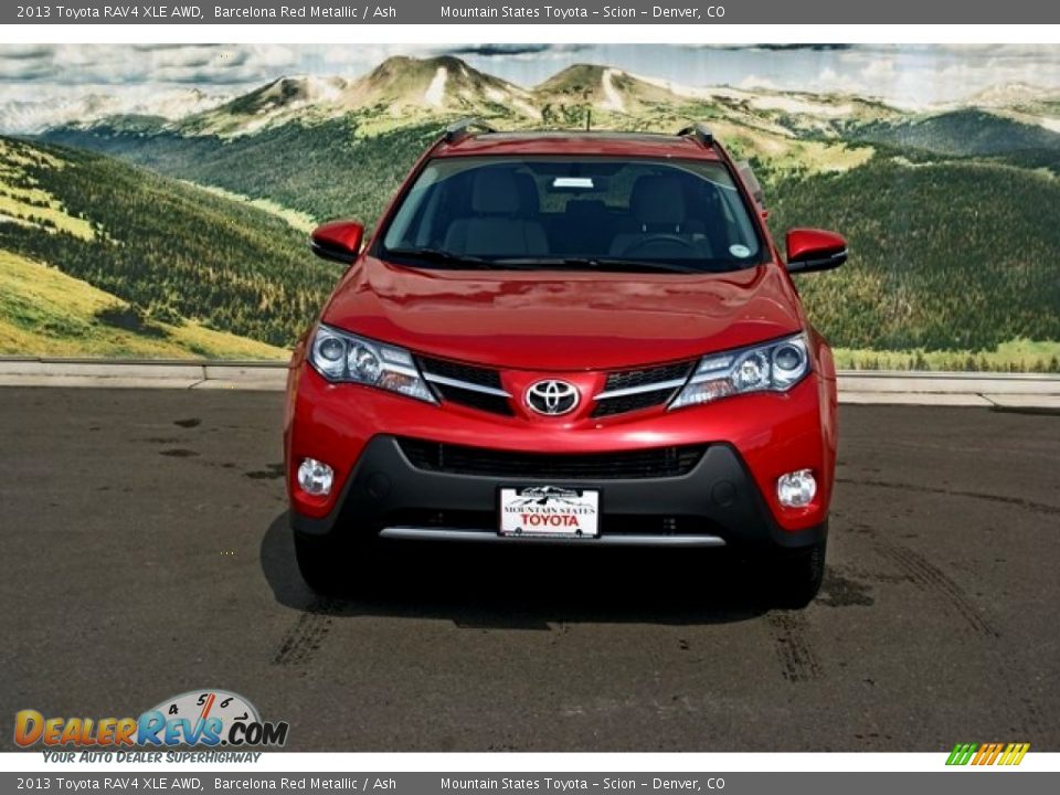 2013 Toyota RAV4 XLE AWD Barcelona Red Metallic / Ash Photo #3