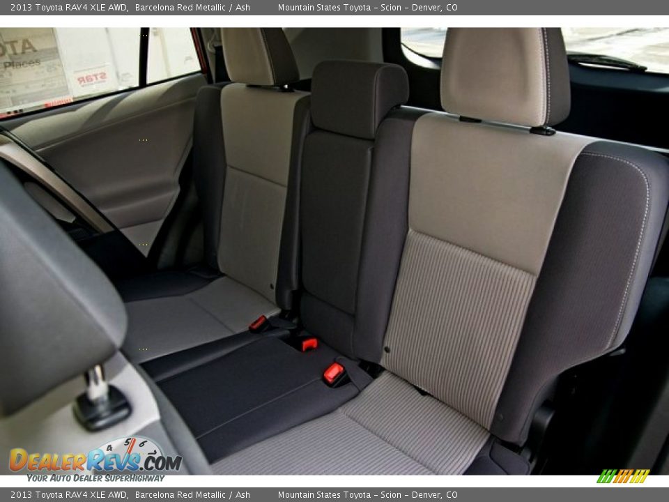 2013 Toyota RAV4 XLE AWD Barcelona Red Metallic / Ash Photo #7
