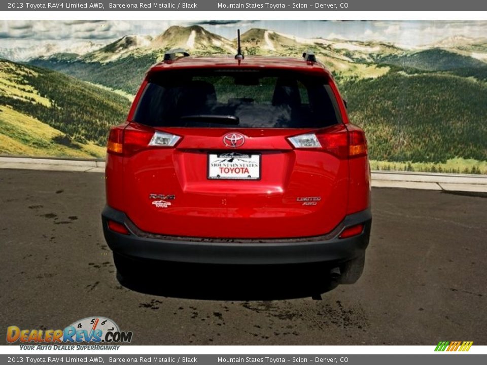 2013 Toyota RAV4 Limited AWD Barcelona Red Metallic / Black Photo #4