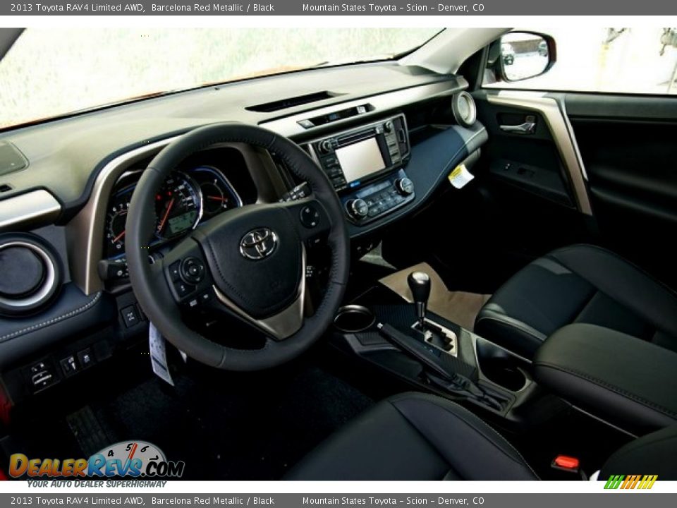 2013 Toyota RAV4 Limited AWD Barcelona Red Metallic / Black Photo #5