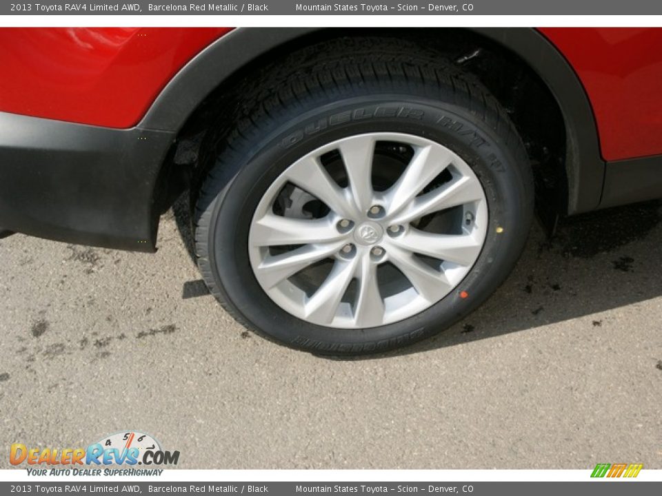 2013 Toyota RAV4 Limited AWD Barcelona Red Metallic / Black Photo #9