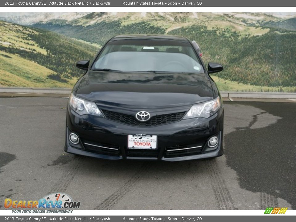 2013 Toyota Camry SE Attitude Black Metallic / Black/Ash Photo #3