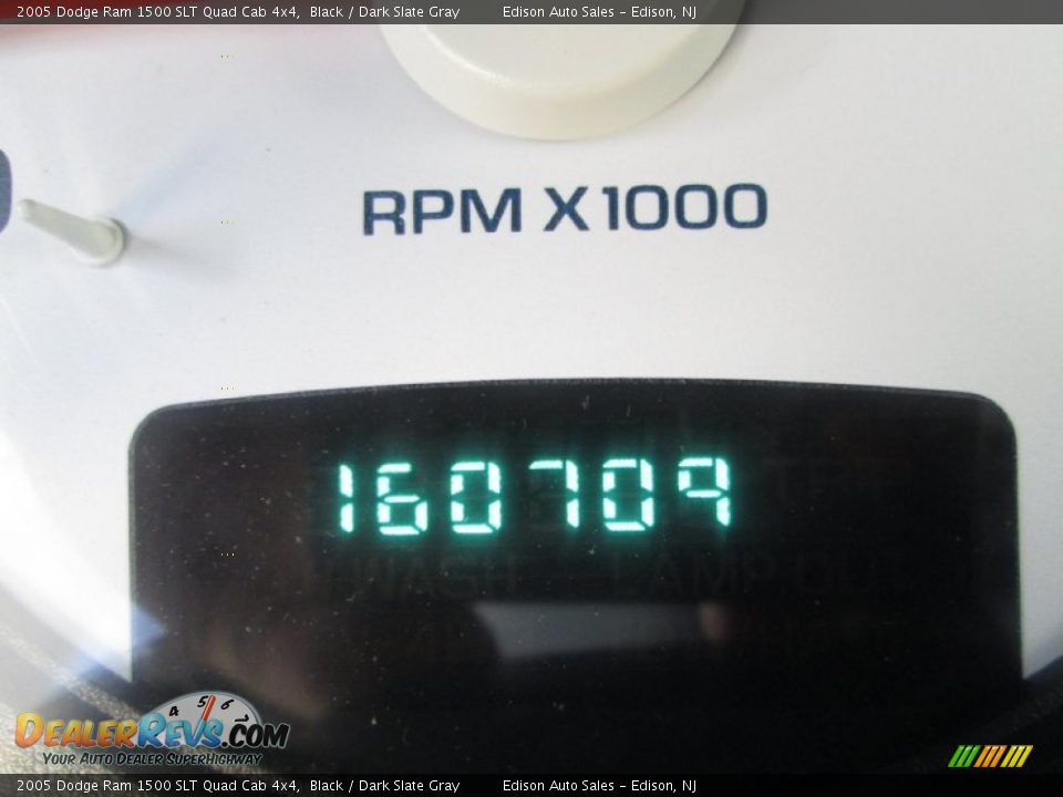 2005 Dodge Ram 1500 SLT Quad Cab 4x4 Black / Dark Slate Gray Photo #23