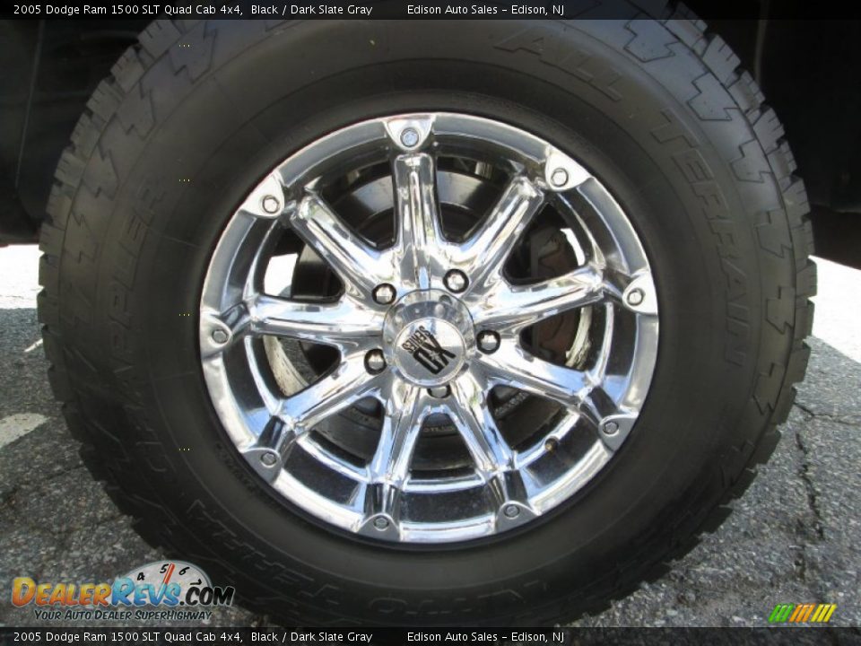 2005 Dodge Ram 1500 SLT Quad Cab 4x4 Black / Dark Slate Gray Photo #29
