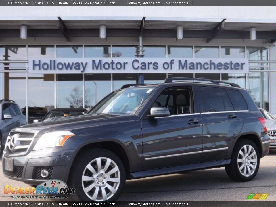 2010 Mercedes-Benz GLK 350 4Matic Steel Grey Metallic / Black Photo #1