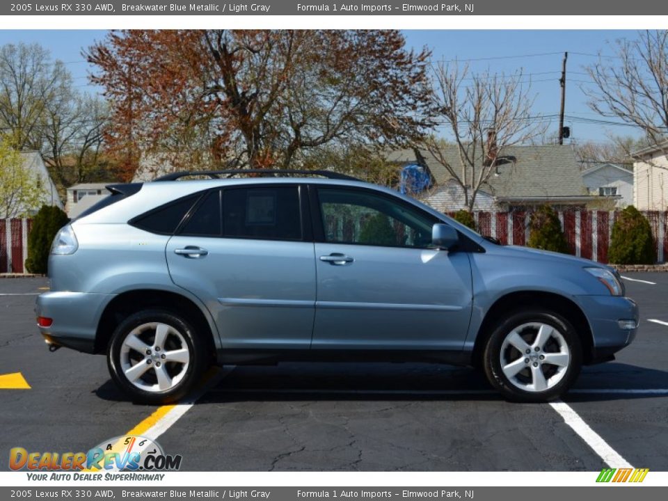 2005 Lexus RX 330 AWD Breakwater Blue Metallic / Light Gray Photo #8