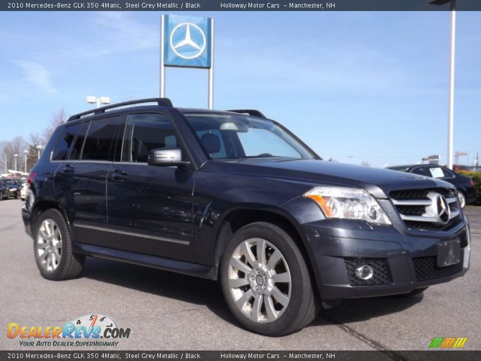 2010 Mercedes-Benz GLK 350 4Matic Steel Grey Metallic / Black Photo #3