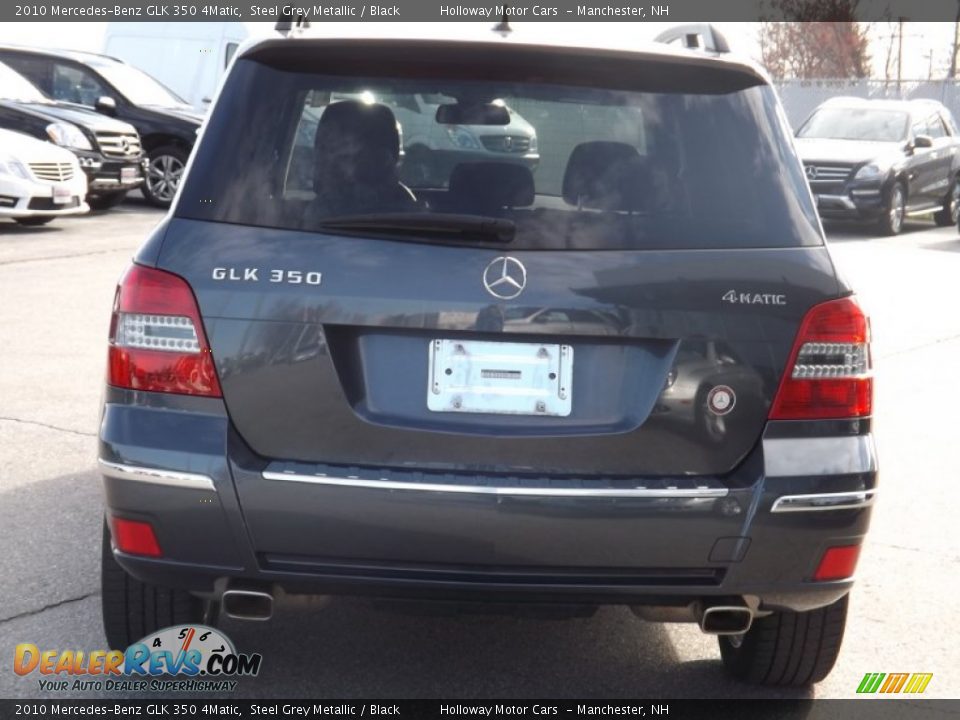 2010 Mercedes-Benz GLK 350 4Matic Steel Grey Metallic / Black Photo #4